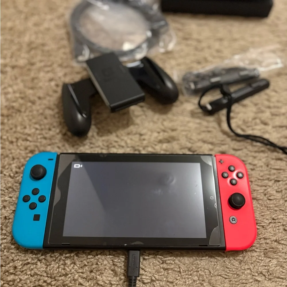 Nintendo Handheld Console - Bright Blue and Red